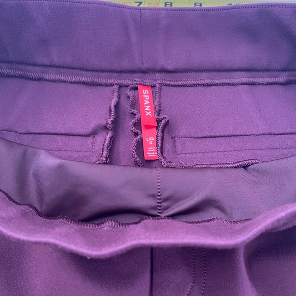 Spanx Pants / Trousers Burgundy / Red Wine Color - Picture 3 of 5